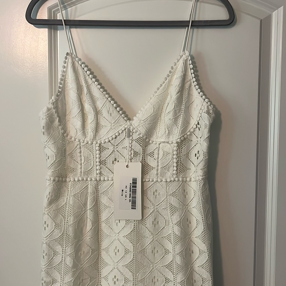 White bachelorette dress